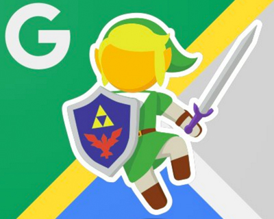 Icono Zelda google maps